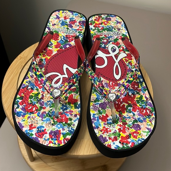 Brighton Shoes - Brighton platform sandals NWOT